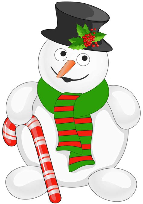 christmas snowman clipart